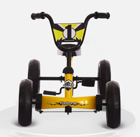 Pédale go kart à 4 roues pour enfants, nouveau design 2022, vente en gros, pédales pour garçons et filles, style cool, jouet