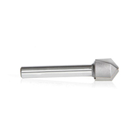 Viextro Fraise à rainurer en V pour panneaux ACP, en carbure diamanté non revêtu 55HRC, pour aluminium, fraise de défonceuse CNC