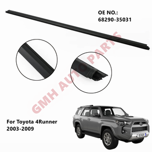 Phía sau cổng sau liftgate thân cây nở con dấu cửa sau cửa sổ khuôn quét cảm thấy cắt con dấu cho toyota4runner 2003-2009 - Product Image 2