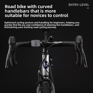 Vélo de route d'entrée de gamme 8 vitesses en alliage d'aluminium, vélo de ville <span class=keywords><strong>Shimano</strong></span> pour adultes, guidon courbé, vélo de banlieue sans suspension, pour hommes et femmes - Product Image 2