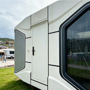 Maison conteneur moderne, capsule spatiale modulaire de haute technologie pour chambre d'amis dans la cour et maison préfabriquée - Product Image 4