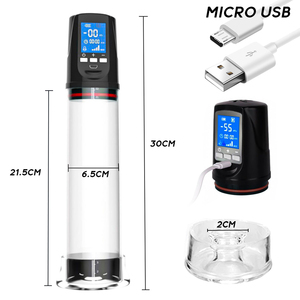 Dispositivo extensor de aumento de pene para masturbación masculina eléctrica automática con bomba de vacío, juego de juguetes sexuales - Product Image 6