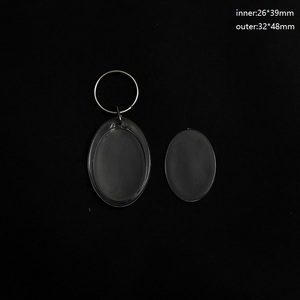 Hình Ảnh Chèn Nhựa Khung Ảnh Ice Cube Tùy Chỉnh Hình Chữ Nhật Rõ Ràng Acrylic Trống <span class=keywords><strong>Keychain</strong></span> Key Tag - Product Image 6