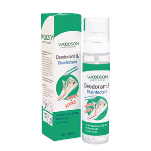 <span class=keywords><strong>Spray</strong></span> déodorant OEM 100 ml pour chaussures et chaussettes, dissolvant d'odeur, ingrédients naturels, vente en quantité minimale de commande - Product Image 2