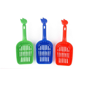 China Eco-Friendly Durable Washable Simple Long Handle PP Plastic Pet Poop <b>Litter</b> Scoop for <b>Cats</b> Dogs Small Animals Custom Color - Product Image 2