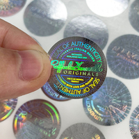 Impression personnalisée Étiquette autocollante holographique avancée Autocollant holographique 3D personnalisé et sécurisé