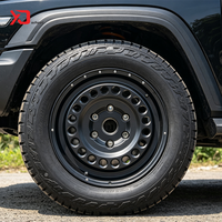 Nouvelle jante monobloc forgée tout-terrain 17*8.5 17*9 18*9 6*135 5*139.7 6*139.7 5*130 avec beadlock simulé pour Hilux Wrangler JL Tacoma