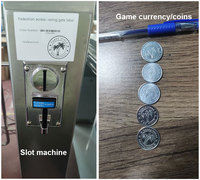 Prix promotionnel Portillon sanitaire automatique à 3 bras, à monnayeur et à poussée automatique