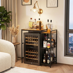 Refrigerador de Bebidas de Fábrica OEM, Mesa de Bar para Café, Mueble para Vino, Soporte para <span class=keywords><strong>Microondas</strong></span>, <span class=keywords><strong>Mini</strong></span> Refrigerador, Estantes de Almacenamiento para Cocina - Product Image 5
