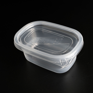 Caja de sellado de plástico 12 oz PP transparente pequeña redonda de plástico fruta helado y pastel caja contenedora de embalaje - Product Image 3