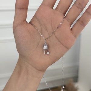 Collier pendentif rotatif roue de prière en argent S925 plaqué or 18 carats avec chaîne à maillons, style religieux unique Dylam - Product Image 5
