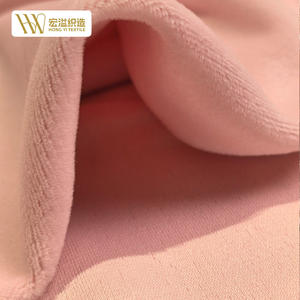 로고 인쇄 워프 니트 방수 통기성 흡습 메쉬 액티브웨어 10% 스판덱스 90% 폴리에스터 신축성 크리스탈 벨벳 원단 - Product Image 2