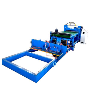 Machine de nivellement et de refendage de bobines entièrement automatique de 1.5mm Ligne de production de palettisation pour gouttière de toit - Product Image 1