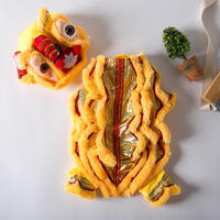 Bunnyhi WSF001 Design créatif Tenue amusante pour chien Lion Dance Vêtements épais pour chien pour l'automne et l'hiver