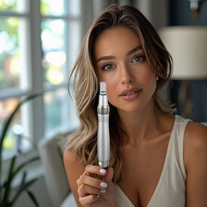 Stylo Meso ABS Portable Nano Microcristallin à Infusion USB pour Hydratation, <span class=keywords><strong>Appareil</strong></span> de Soin Facial à Domicile à Micro-aiguilles, Exosome, Étanche - Product Image 1