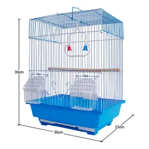 Yeni doğrudan satış çoklu taşınabilir açık Metal yetiştiriciliği kuş ve Pet kafesleri için ucuz boyutları ile