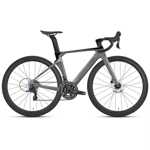 Vélo de route professionnel 24 vitesses en fibre de carbone ultra-légère, design aérodynamique, freins à disque doubles, roues 700c ZXC-04 Carbon Fi - Product Image 3