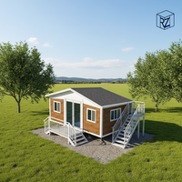 Ray-Zen – Maisonnette Modulaire en Acier Préfabriquée, Design Moderne pour Villas et Projets de Location