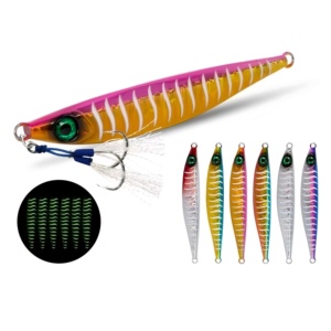 Señuelo de Pesca Artificial para Pesca en Barco, Señuelo de Metal para Caballa <span class=keywords><strong>Española</strong></span>, 40g 60g 80g 100g, Señuelo de Plomo para Sardina, Lubina, Pez Espada, Venta al por Mayor - Product Image 1