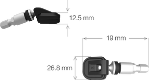 Capteur interne universel R10 capteur de système de surveillance de la <span class=keywords><strong>pression</strong></span> des pneus TPMS pour <span class=keywords><strong>Tesla</strong></span> Nissan 2016 433MHz 315MHz - Product Image 6
