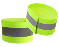 Bracelets de bras réfléchissants extensibles respectueux de l'environnement, taille et couleur personnalisées bon marché