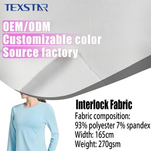 Tela Elástica de Poliéster y <span class=keywords><strong>Spandex</strong></span> Jacquard de Punto, Económica, para Ropa Deportiva, Trajes de Buceo, Ropa Escolar para Niños - Product Image 3