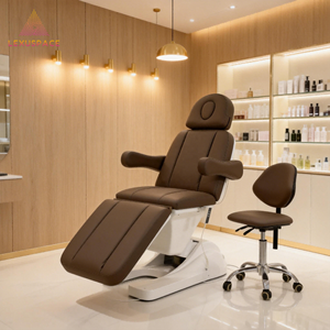 Lit de beauté électrique à 3 moteurs pour soins cosmétiques et massages - Product Image 1