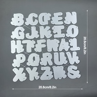 Troqueles de corte de Metal con letras de corazón de gran tamaño, diseño personalizado, tarjeta de álbum de recortes, troqueles con alfabeto para hacer el amor