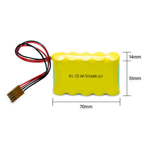 Никель-кадмиевые батарейки, 6 В, 500 мАч - Product Image 2
