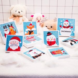 Hugsika — Kit de <span class=keywords><strong>peinture</strong></span> de diamant pour enfants, Kits de broderie <span class=keywords><strong>par</strong></span> numéros, décoration de noël, travail manuel, cadeau pour enfants - Product Image 2