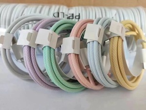 Bán buôn PD sạc Cáp USB C để USB C nhanh chóng sạc Cáp cho <span class=keywords><strong>iPhone</strong></span> 16 15 Pro Max dệt sạc cáp - Product Image 5