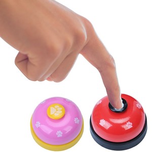 Campana de Servicio para Cocina de Gran Venta: Campana para Comida y Pedidos, Entrenamiento para Ir al Baño, Base de Goma Antideslizante, Diseño de Huella de Pata, Botón Metálico - Product Image 2