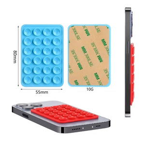 Custom Mobile Phone Accessory Strong Adhesive Silicone Suction Phone Case Anti-slip Suction Cup Cellphone <b>Holder</b> Wall Mounted - Product Image 6