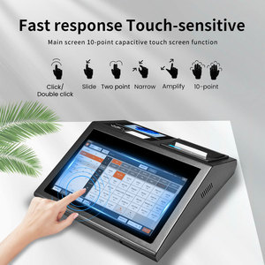 Système de point de vente (PDV) <span class=keywords><strong>avec</strong></span> imprimante, <span class=keywords><strong>caisse</strong></span> <span class=keywords><strong>enregistreuse</strong></span>, clavier de bureau, écran tactile 11,6 pouces, processeur Intel I5 pour snack-bar - Product Image 4