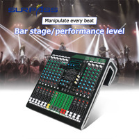 MC1201 Console de mixage audio professionnelle 12 canaux, karaoké, enregistrement USB, performance, scène extérieure, contrôleur DJ