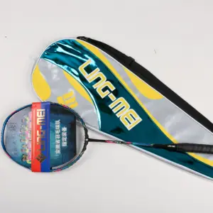 Bán Chạy Nhất Chuỗi Căng Thẳng Lót Cầu Lông Vợt Sợi Carbon Cầu Thủ Chuyên Nghiệp 22-30 Lbs MOQ 50 Cái LING MEI 10 Cái 67.5 86 - Product Image 1