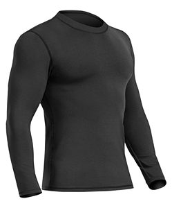 Chemise thermique à manches longues pour homme, design premium, sous-vêtement thermique côtelé, confort athlétique, couche de base, chemise thermique décontractée - Product Image 1