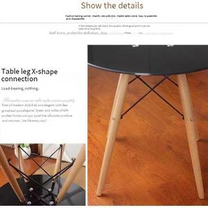 Ensemble <span class=keywords><strong>de</strong></span> salle à manger design unique, <span class=keywords><strong>table</strong></span> et chaises pour salon, restaurant moderne, cuisine, tables rondes <span class=keywords><strong>de</strong></span> salle à manger - Product Image 5