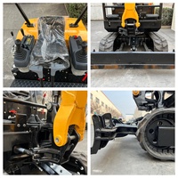 Mini-excavatrice sur chenilles KV25, multi-attaches, haute efficacité, pour le concassage, le forage et le préhension, matériel de construction