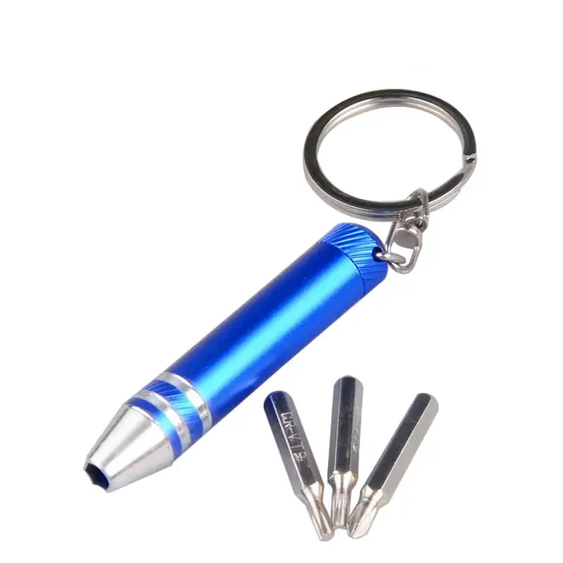 3in1 Multi Custom Pocket Precision Screwdriver Bit Set Aluminum Alloy Mini Screwdriver Pen