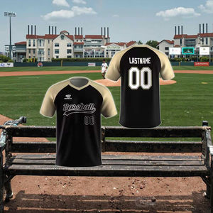 Uniforme da Baseball di alta qualità per l'allenamento di qualità della maglia da Baseball sublimazione personalizzata OEM - Product Image 4