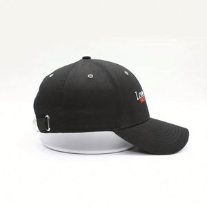 Meidiney BSCI Manufacture Custom 6 Panel Mens <b>Plain</b> Black Embroidery Logo Baseball <b>Caps</b> - Product Image 4