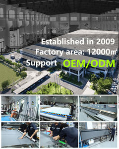 Stores verticaux motorisés en aluminium sur mesure de 12 m de large, anti-UV, <span class=keywords><strong>grande</strong></span> taille, avec rail zippé intégré et tissu <span class=keywords><strong>occultant</strong></span> - Product Image 6