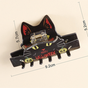 KUACHI nuevo diseño Halloween pinzas para <span class=keywords><strong>el</strong></span> pelo murciélago <span class=keywords><strong>vampiro</strong></span> patrón Horror pinzas para <span class=keywords><strong>el</strong></span> pelo mujeres dibujos animados venta al por mayor pinza para <span class=keywords><strong>el</strong></span> pelo - Product Image 2