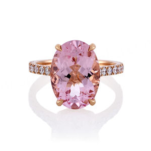 Morganite <b>Ring</b> Care Flower Shape Morganite Cubic Zirconia <b>Ring</b> Morganite <b>Ring</b> Jcpenney - Product Image 6