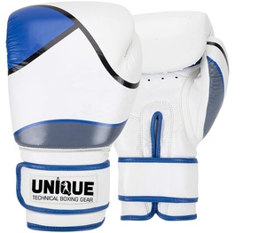 ชุดออกกำลังกายสุดพิเศษ คุณภาพเยี่ยม หนังแท้ สำหรับ MMA มวยไทย ซานด้า ศิลปะการต่อสู้ ถุงมือชกมวย พร้อมสายรัดข้อมือปรับได้ - Product Image 1