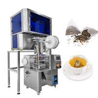 MD-160 Fabrik Preis Automatische PLA Nylon Ultraschall Versiegelung Dreieck Teebeutel Kaffeepulver Füll verpackungs maschine mit Umschlag