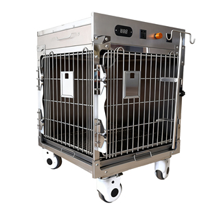 带透明窗口的兽医用氧气笼 宠物诊所ICU兽医设备 宠物健康监测 - Product Image 4