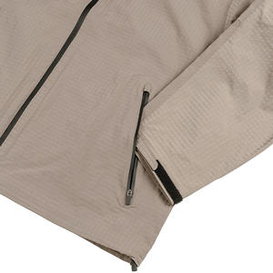 Veste de randonnée à capuche pour homme Healy avec logo personnalisé, imperméable, coupe-vent, en polyester, coupe ajustée, capuche de haute qualité - Product Image 4