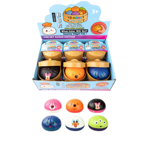Kawaii Steamed Bun Squishy <b>Toy</b>, Slow Rising Stress Relief Fidget <b>Toy</b> with Bamboo Steamer, Mystery Color Blind <b>Box</b> for Kids - Product Image 6